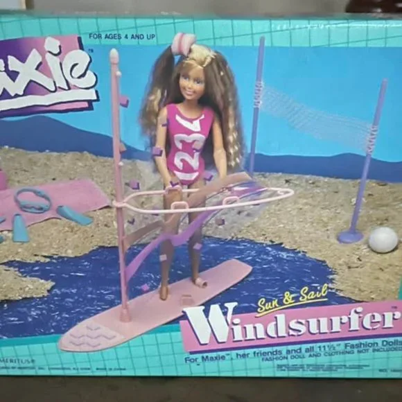 MAXIE WINSURFER Toys Vintage 988 Hasbro Maxie Doll Sun And